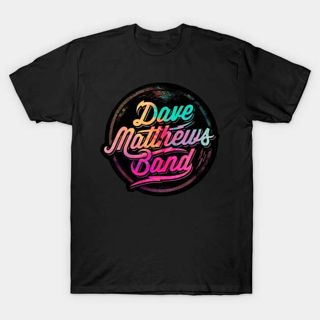 #DMBLOGO Dave Matthews Band Abstrack Color T-Shirt by mashudibos